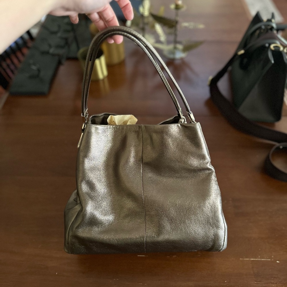 Coach Metallic Madison Pheobe Hobo Bag